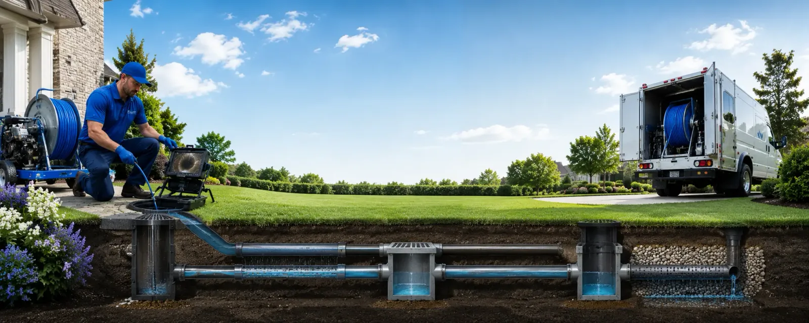 Outdoor drain cleaning information for Porter, TX